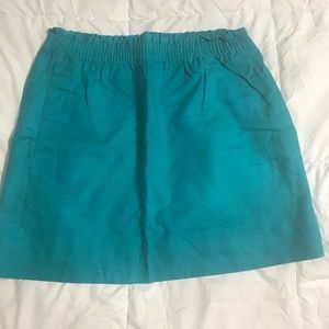J Crew linen mini skirt